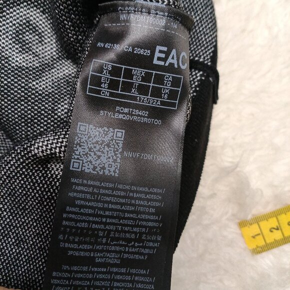 Guess Women’s Black and White Logo Dress Size XL - Picture 8 of 10